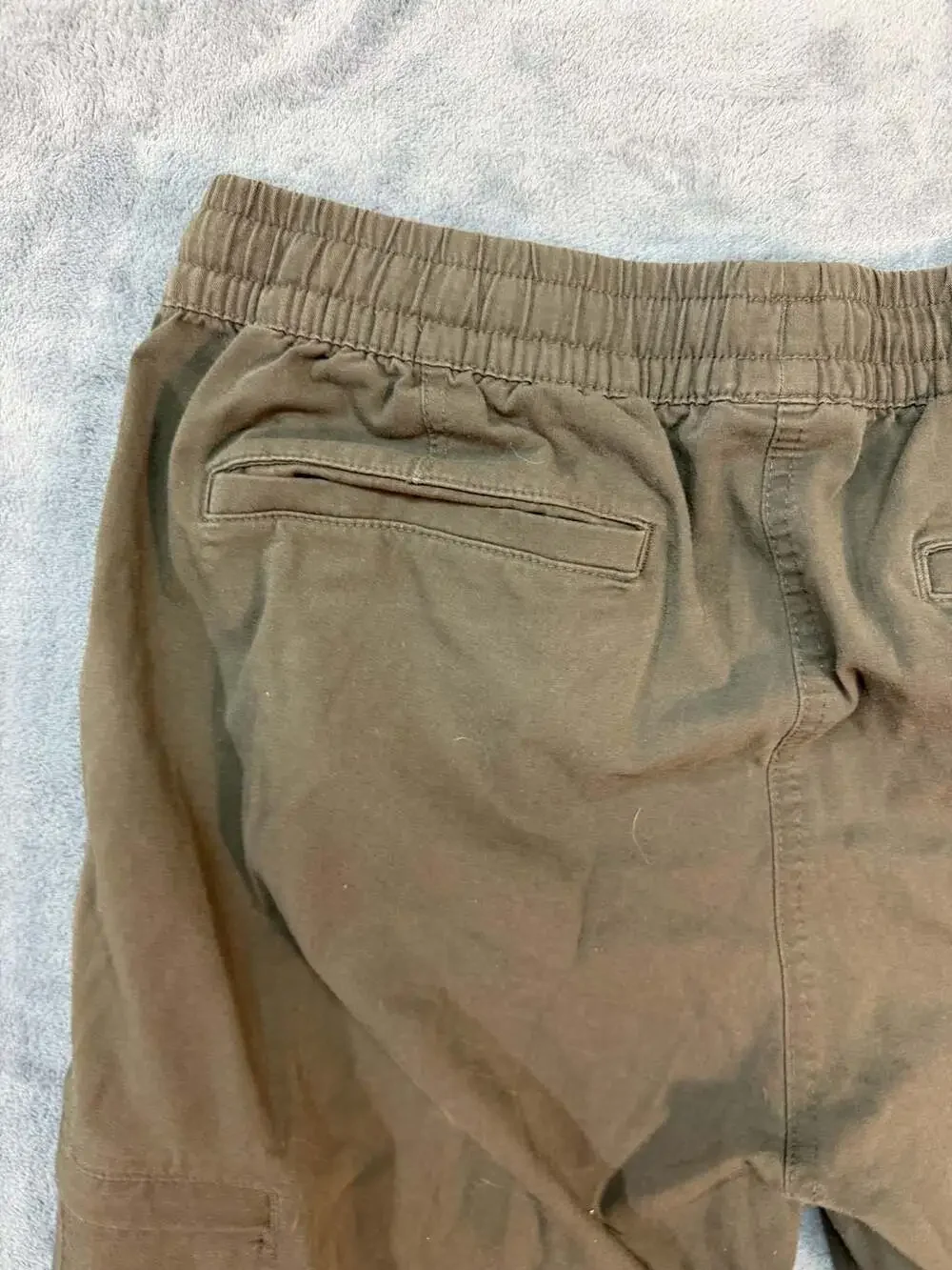 The North Face Men's Olive Green Cargo Drawstring Pants Size Medium